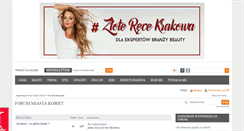Desktop Screenshot of forum.miastokobiet.pl